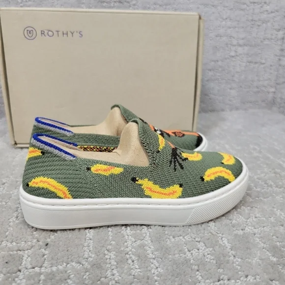 Rothy's The Kid Snack Attack Slip On Comfort Sneaker Shoes Unisex Size US 10, 4 - Picture 2 of 12